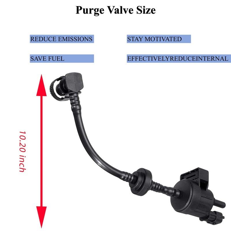 PANNUOSCS Vapor Canister Purge Valve Compatible with 2012-2021 Chevy Cruze Sonic Trax Buick Encore with 1.4L - Replaces 55573017 911-409 CP781 - Image 2